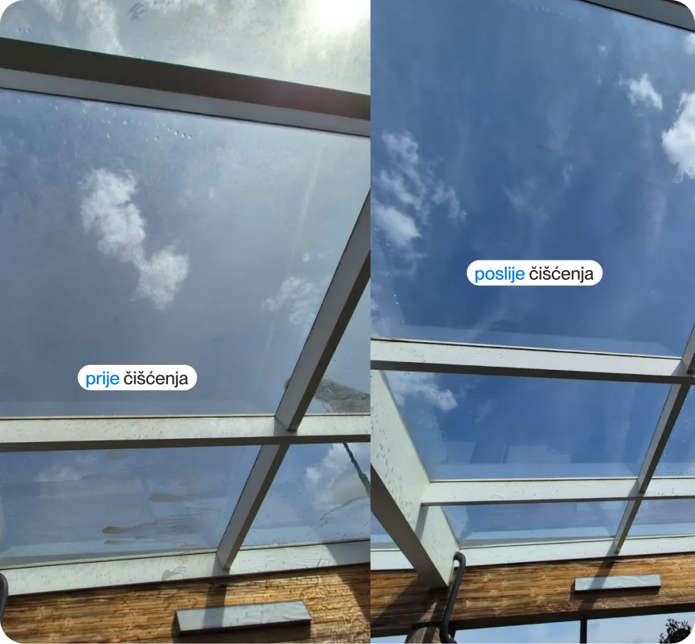 čišćenje stakala stambene zgrade u Zagrebu